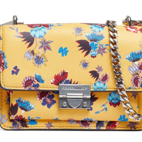 Rebecca Minkoff Leather Floral Crossbody/Shoulder Bag - Picture 2 of 11